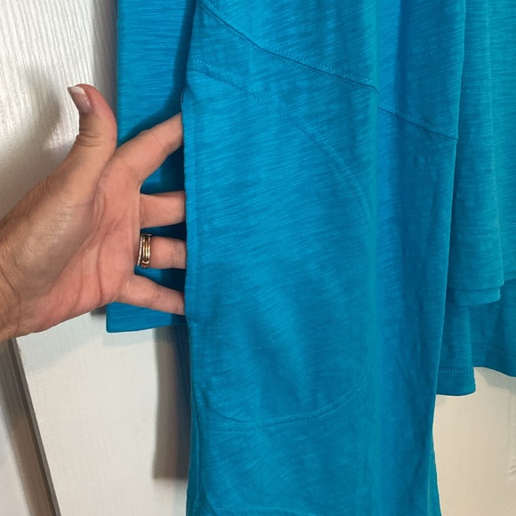 Chico’s Turquoise Tank Top with Jacket-M (size1) - Picture 3 of 6